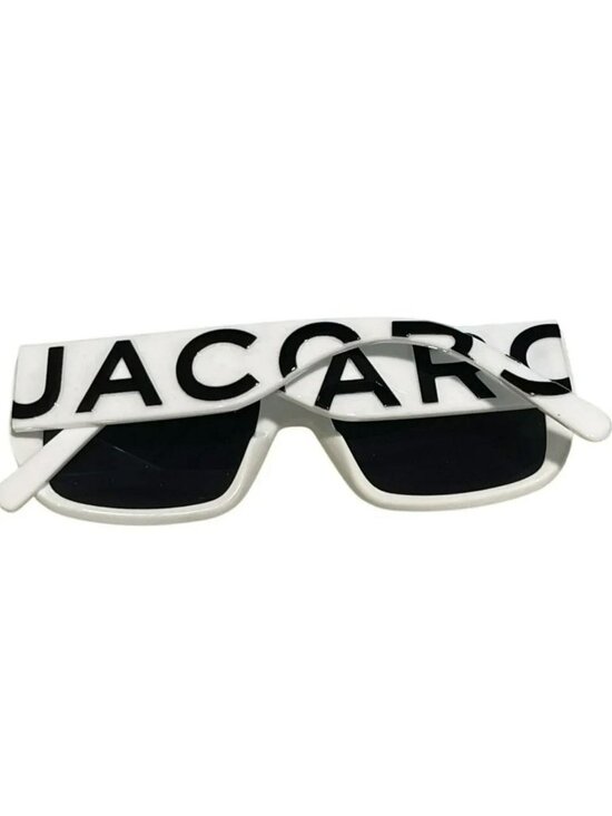 Marc Jacobs White Square Logo Sunglasses NWT main image 5